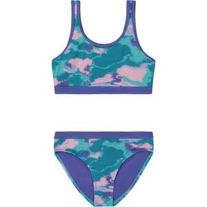 NWT Under Armour Girls Two Piece Bikini Swimsuit s 12